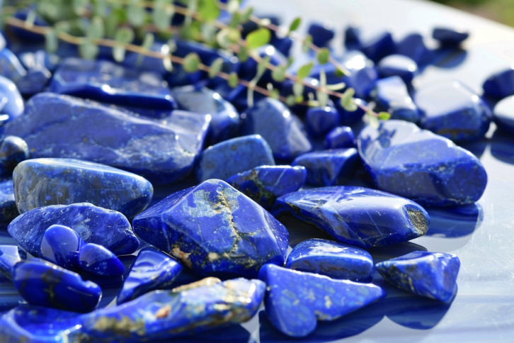 Piedra lapislazuli natural