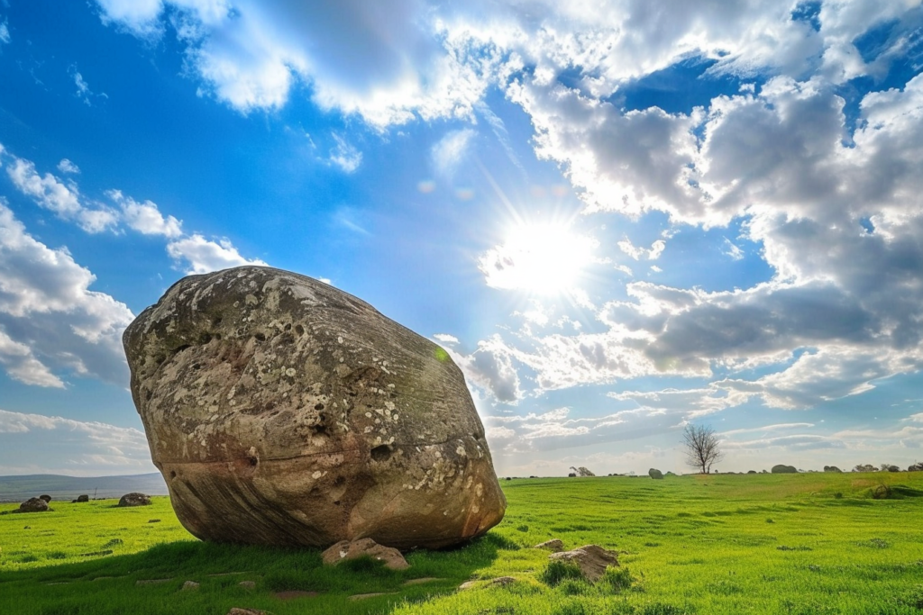 piedra pirita siendo el fundamento del mundo